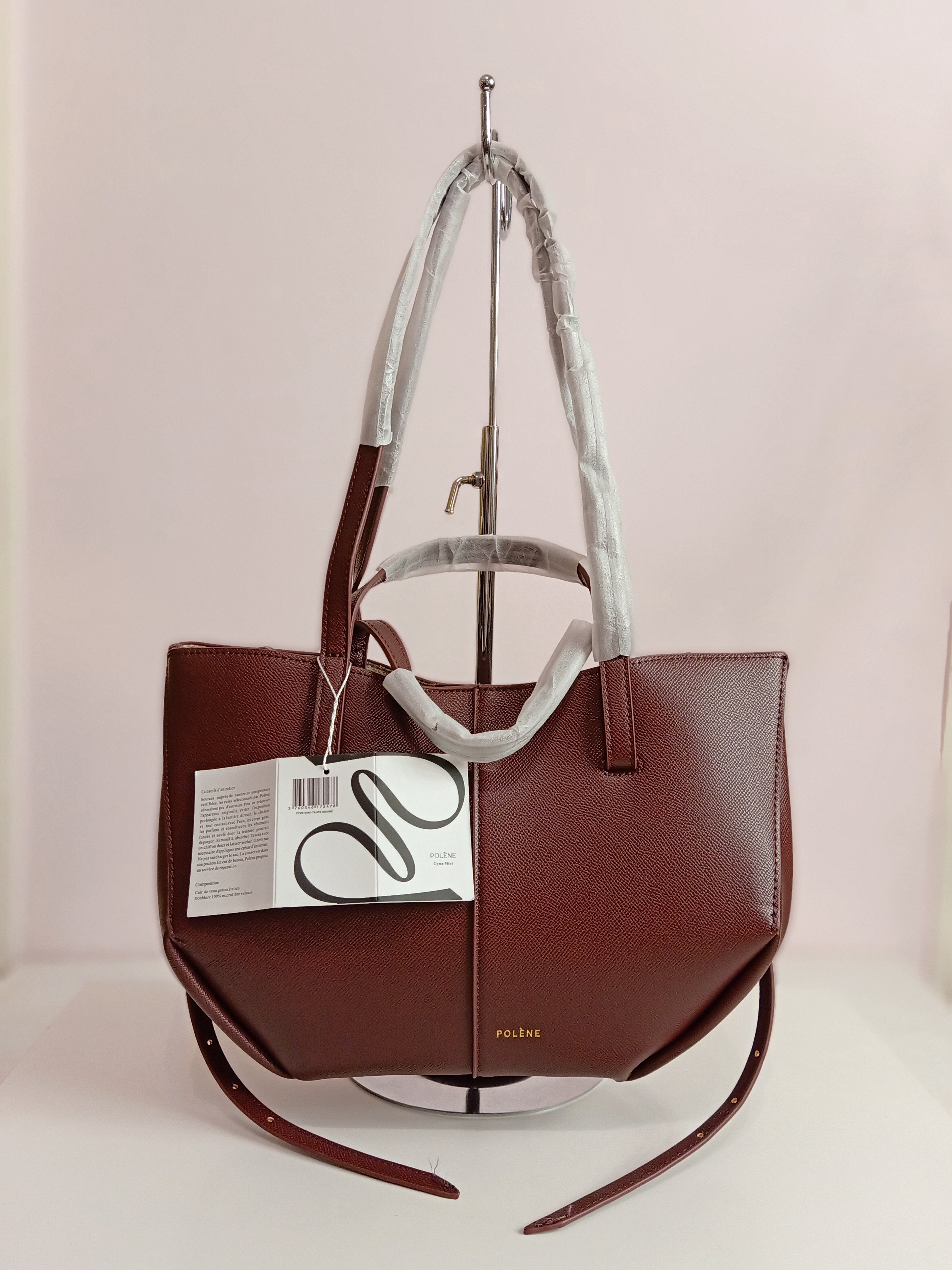 Polene Medium size in burgundy