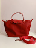 Longchamp medium size in red