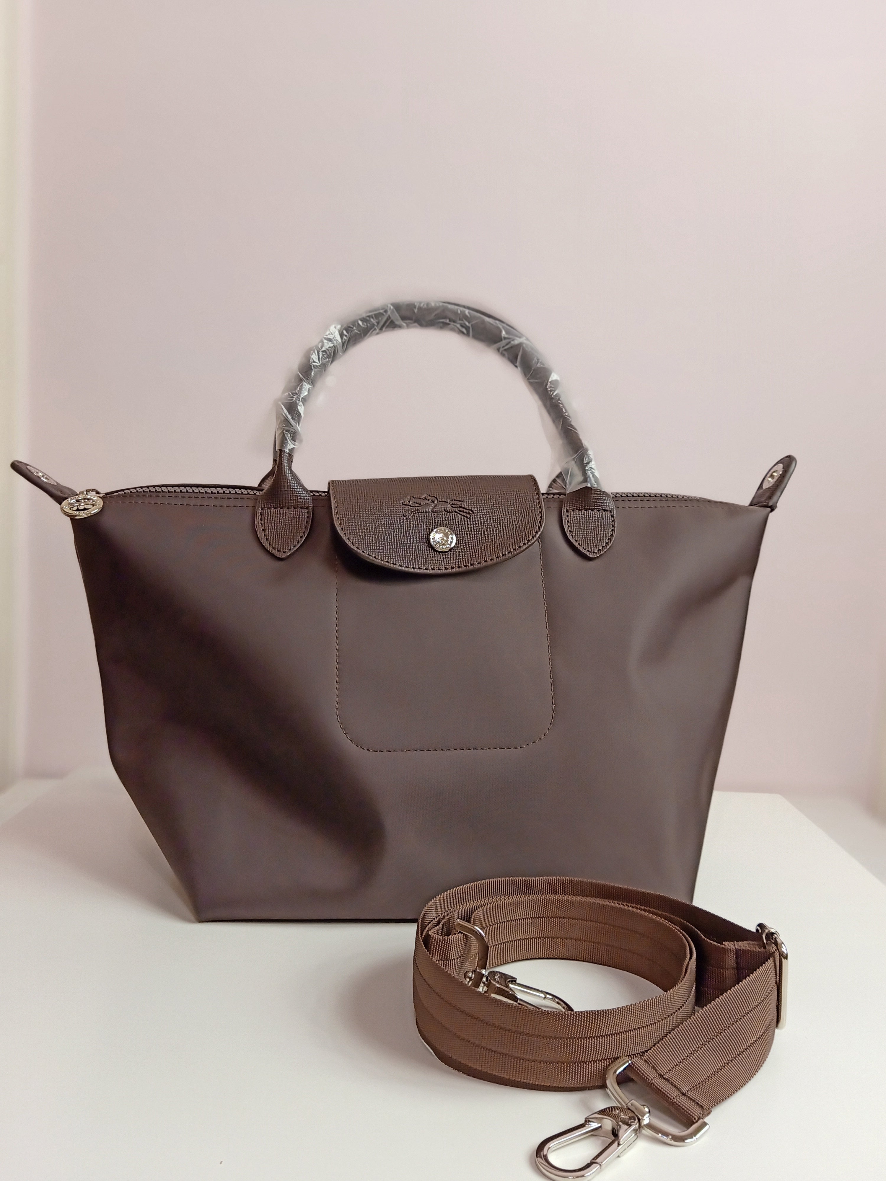 Longchamp large size in brown