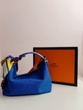 Hermes pouch bag in blue