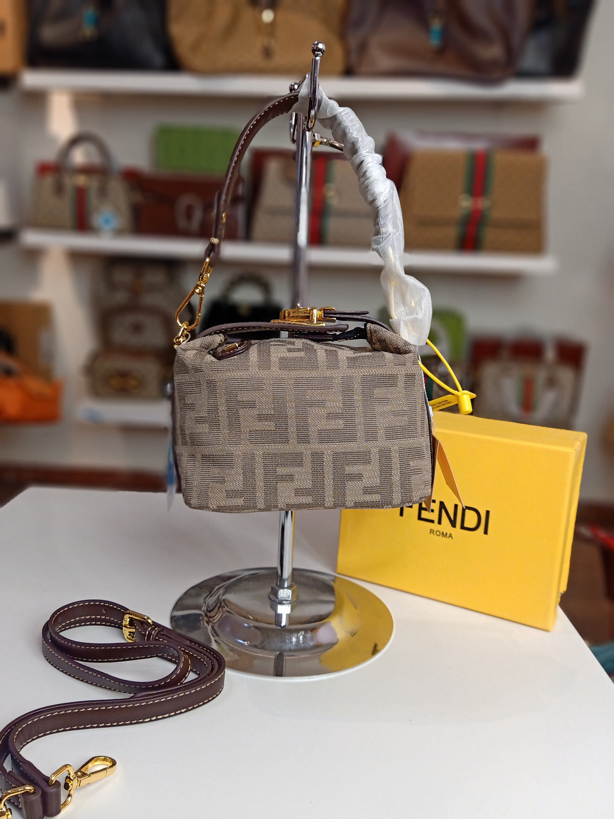 Fendi small size bag in light brown