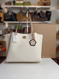 Coach tote bag in off white